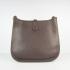 Hermes Evelyne 6309 Cross Body Bag Cow Leather Coffee