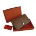 Hermes Wallet H001 Wallet Crocodile Coffee