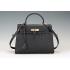 Hermes Kelly 32 Black Ostrich Leather 607478