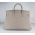 Hermes Birkin 6099 Handbag Cow Leather Grey