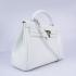 Hermes Original leather 6108 Ladies 2way White Handbag