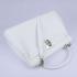 Hermes Original leather 6108 Ladies 2way White Handbag