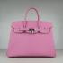 Hermes Birkin 6089 Ladies Handbag Pink Replica