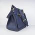 Hermes Jypsiere H6508 Cross Body Bag Cow Leather Blue