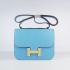 Replica Cheap Hermes Constance H107 Cow Leather Blue Bag