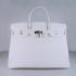 Cheap Hermes Birkin 6099 Ladies Cow Leather White Bag