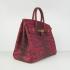 Hermes Birkin 6089 Handbag Crocodile Red