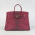 Hermes Birkin 6089 Handbag Crocodile Red