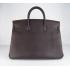 Hermes Birkin 6099 Handbag Cow Leather Brown