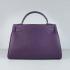 Hermes Kelly 6108 Ladies Lambskin Purple Handbag