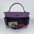 Hermes Kelly 6108 Ladies Lambskin Purple Handbag