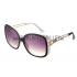 Hermes Studded Carriage Detail White Frame Sunglasses  308096