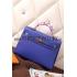 Hermes Kelly 32 Blue Electric 608179