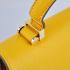 Cheap Hermes Stirrup bag 8065 Cow Leather Yellow