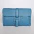 Hermes Clutches 1053 Evening Bag Cow Leather Blue