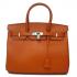 Hermes Birkin 62640 Handbag Cow Leather Orange