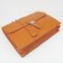 Hermes Briefcases 2813 Briefcase Cow Leather Orange Handbag