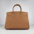 Hermes Birkin 6088 Handbag Cow Leather Coffee Replica