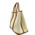 Hermes Garden Party H007 Handbag Cotton Brown