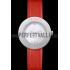 Hermes  MOP Dial Red Leather Strap