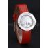 Hermes  MOP Dial Red Leather Strap