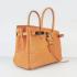 Hermes Birkin 6088 Handbag Ostrich Skin Orange