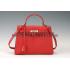 Hermes Kelly 32 Red Ostrich Leather 607481