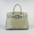 Hermes Birkin 6088 Ladies Crocodile Grey Handbag