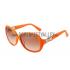 Replica Hermes Oversized Round Frame Orange Sunglasses 308100