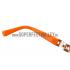 Replica Hermes Oversized Round Frame Orange Sunglasses 308100