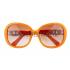 Replica Hermes Oversized Round Frame Orange Sunglasses 308100