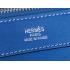 Hermes Original leather 60669 2way Cow Leather Blue Replica