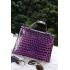 Hermes Kelly 28 Crocodile Leather Purple 608150