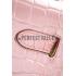 Hermes Kelly 32 Crocodile Leather Pink  608180