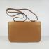 Hermes Constance H020 Cross Body Bag Cow Leather Coffee