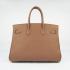 Hermes Original leather 6089A Cow Leather Coffee Handbag