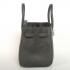 Hermes Original leather HB35 Handbag Snake Leather Black