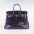 Hermes Birkin 6089 Ladies Purple Bag Replica