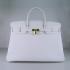 Hermes Birkin 6099 Ladies Cow Leather White Handbag