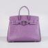 Hermes Birkin 6089 Lizard Leather Purple Handbag