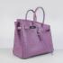 Hermes Birkin 6089 Lizard Leather Purple Handbag