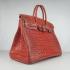 Hermes Birkin 6099 Ladies Crocodile Red Bag