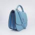 Hermes Stirrup bag 8088 2way Lambskin Blue Replica