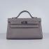 Hermes Clutches H008 Briefcase Grey Handbag