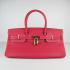 Hermes Birkin 6109 Handbag Cow Leather Red