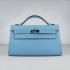 Hermes Clutches H008 Ladies Briefcase Blue Bag