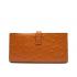 Hermes Wallet H1114 Wallet Ostrich Skin Orange