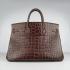 Hermes Birkin 6099 Ladies Crocodile Brown Bag Replica