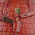 Hermes Birkin 6099 Ladies Handbag Red