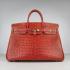 Hermes Birkin 6099 Ladies Handbag Red